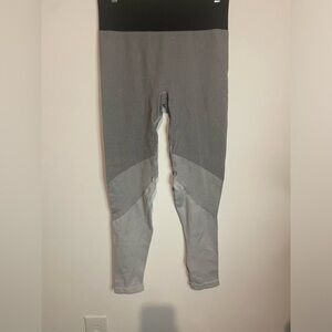 Aerie Womens Leggings Chill Play Move Offline High Rise‎ Gray Colorblock Size M